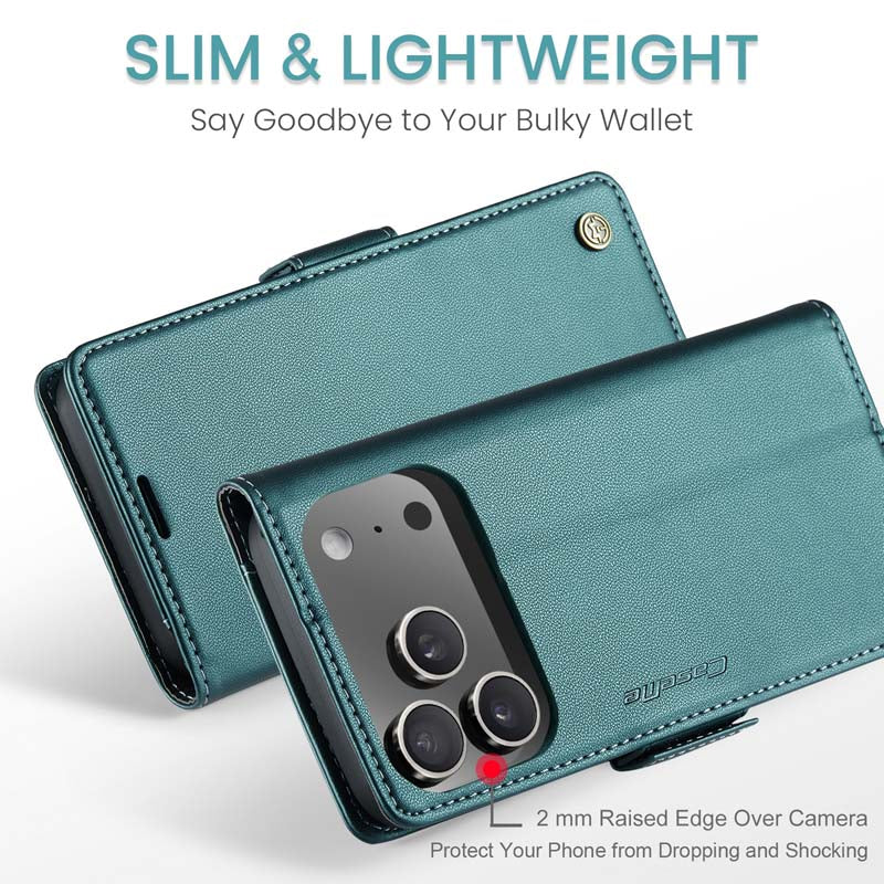 CaseMe RFID Wallet Case Green