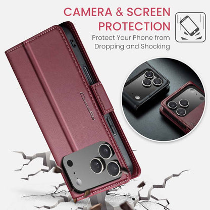 CaseMe RFID Wallet Case Red