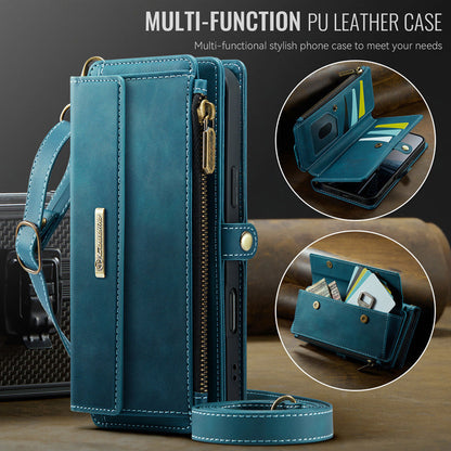 Caseme Crossbody Leather Wallet RFID Phone Case Green