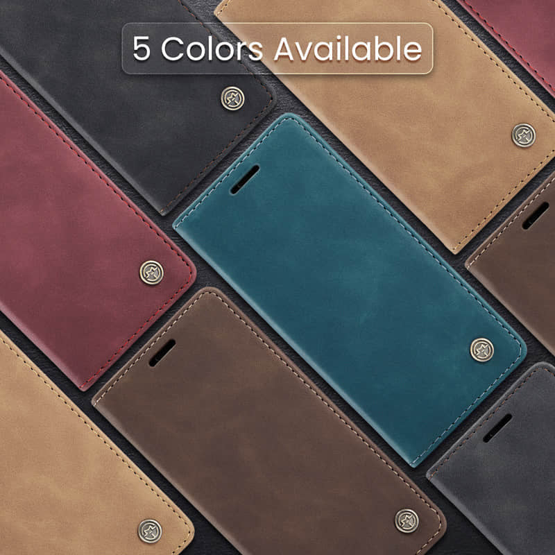 CaseMe Retro Wallet Case Black