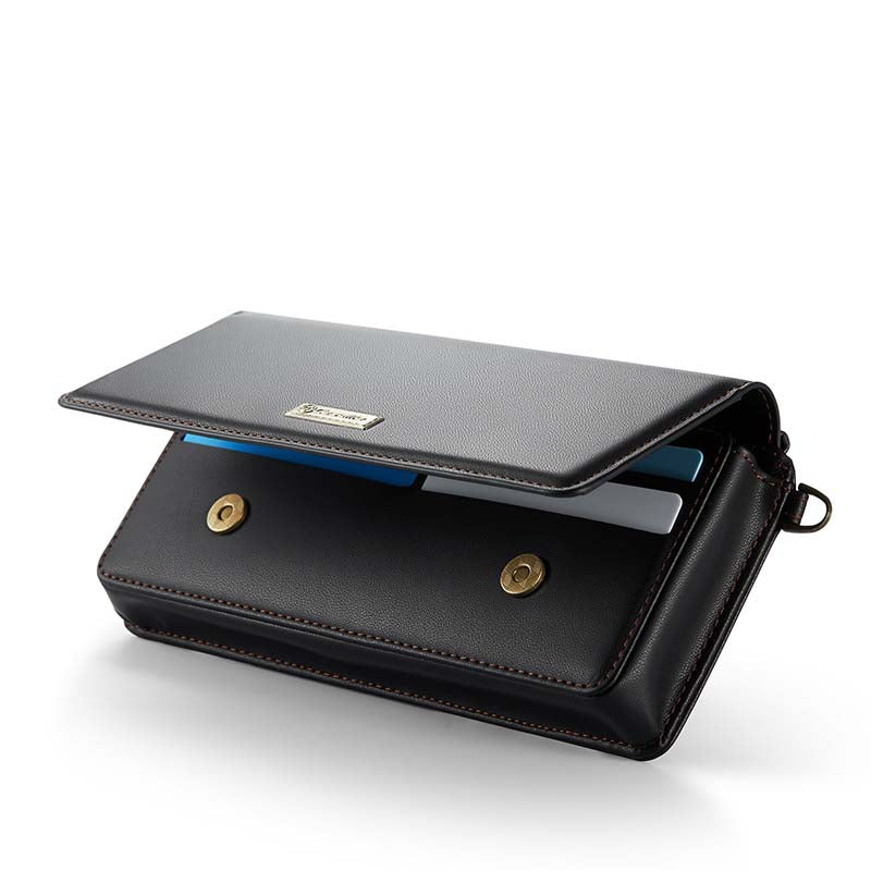 CaseMe Multifunctional Crossbody Phone Bag Black