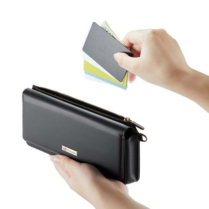 CaseMe Multifunctional Crossbody Phone Bag Black