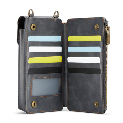 CaseMe Crossbody RFID Zipper Phone Bag Black