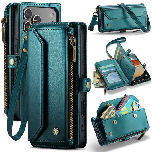 CaseMe Crossbody RFID Phone Bag Green