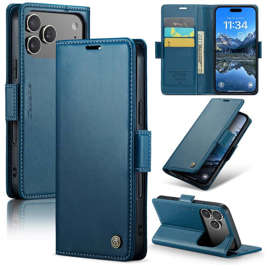 CaseMe RFID Wallet Case Blue